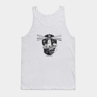 lighthouse coffee cup Tank Top